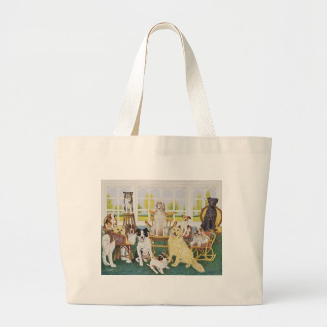 Bolsa Tote Grande Na casota (Frente)