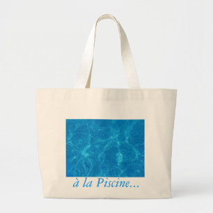 Bolsa Tote Grande na piscina…