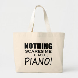 Bolsa Tote Grande Nada Me Assusta Piano