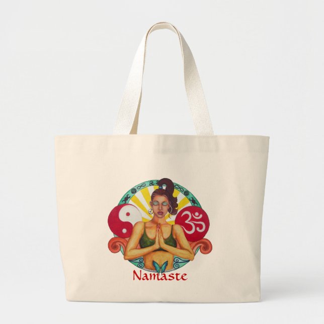 Bolsa Tote Grande Namaste (Frente)