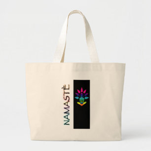 Bolsa Tote Grande Namaste com Lotus