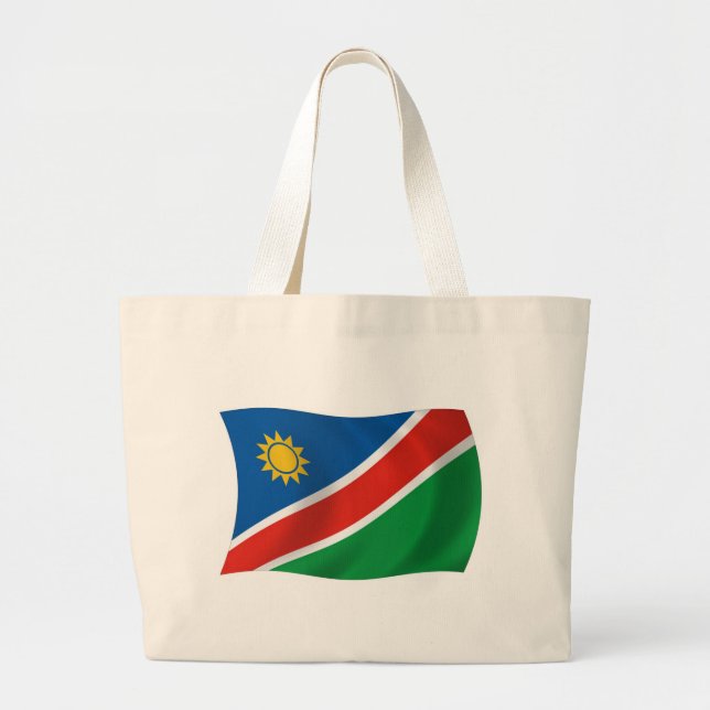 Bolsa Tote Grande Namíbia Flag Tote Bag (Frente)