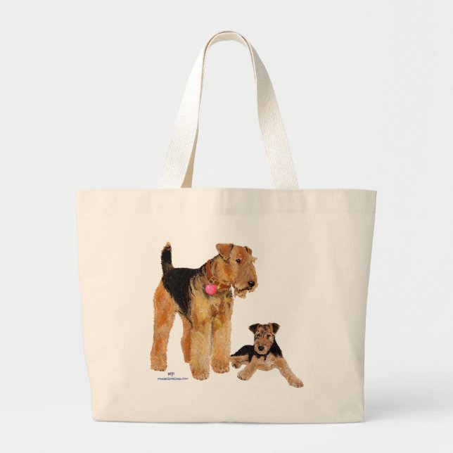 Bolsa Tote Grande Namorados Puppy Love (Frente)