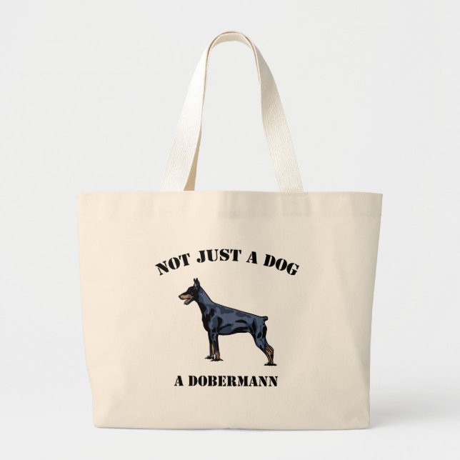 Bolsa Tote Grande Não apenas um cão (Frente)