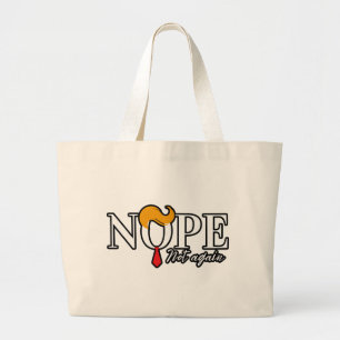 Bolsa Tote Grande Não é mais um tropeço engraçado - eleição 2024