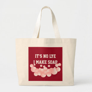 Bolsa Tote Grande Não é nenhuma bolha caseiro do fabricante do sab