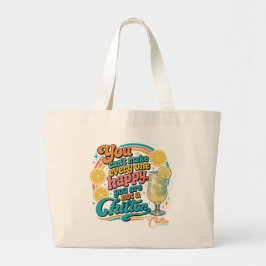 Bolsa Tote Grande Não é uma camiseta Chilton 