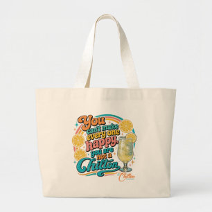 Bolsa Tote Grande Não é uma camiseta Chilton