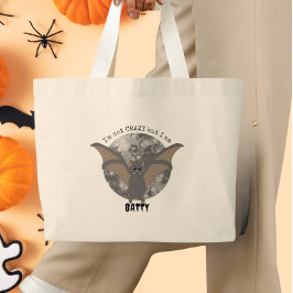 Bolsa Tote Grande Não Estou Louco Mas Estou Divertidamente Maluco Mo