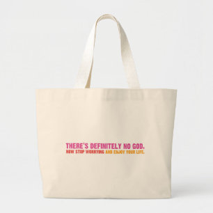 Bolsa Tote Grande Não há definida nenhum deus