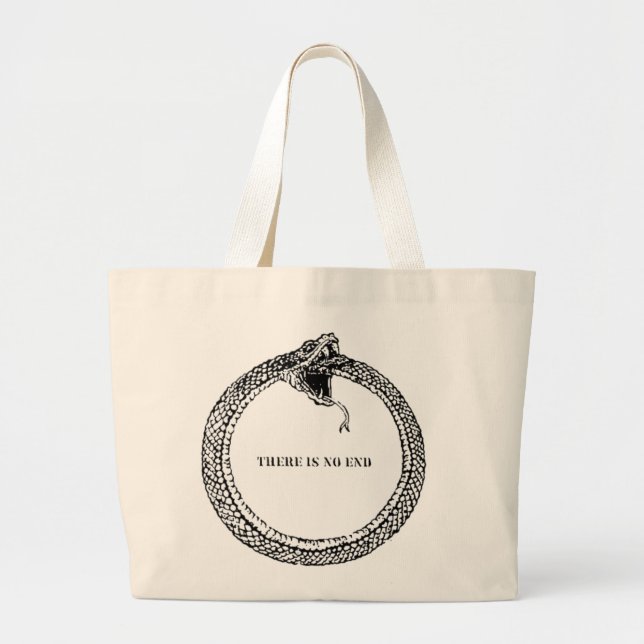 Bolsa Tote Grande Não Há Fim (Frente)