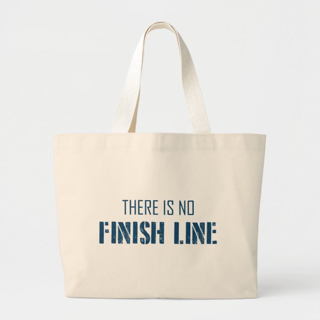 Bolsa Tote Grande Não Há Linha De Conclusão (Frente)