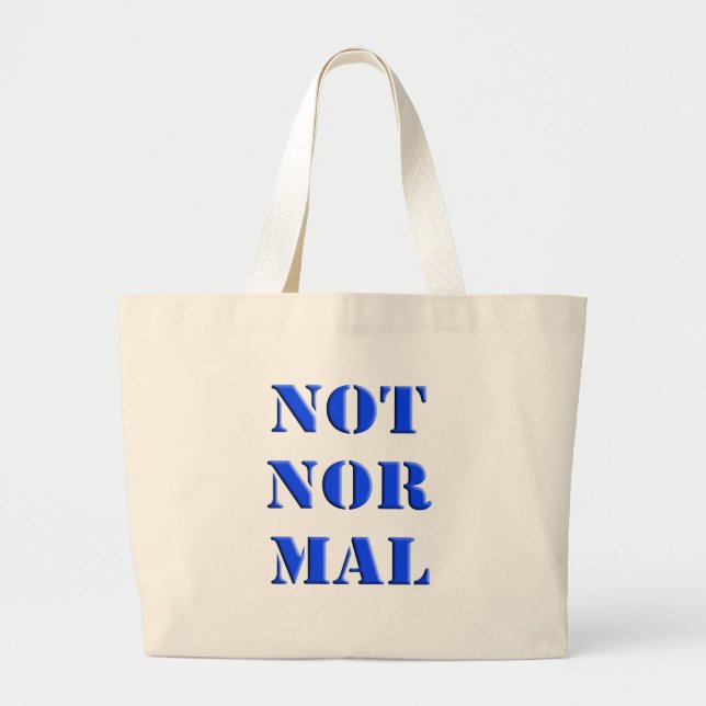 Bolsa Tote Grande Não normal (Frente)