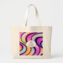Não Perturbe – Abstrato Colorido Personalizado