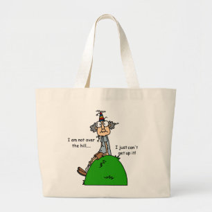Bolsa Tote Grande Não sobre o humor do monte