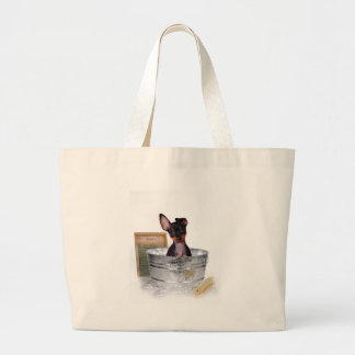 Bolsa Tote Grande Não tempo do banho outra vez