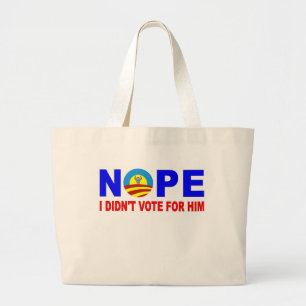 BOLSA TOTE GRANDE NÃO VOTEI POR ELE
