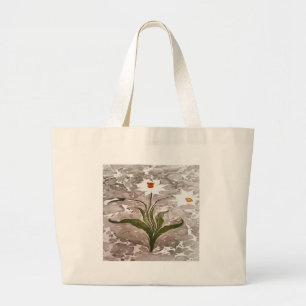 Bolsa Tote Grande Narciso Em Marble