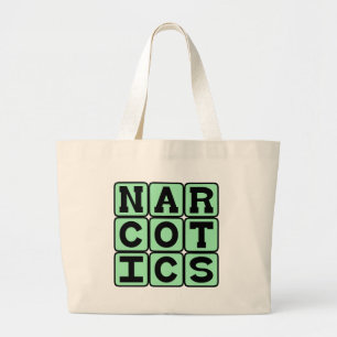 Bolsa Tote Grande Narcóticos, Drogas