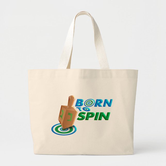 Bolsa Tote Grande Nascer a girar (Frente)
