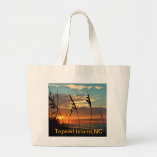 Bolsa Tote Grande Nascer do sol através das dunas