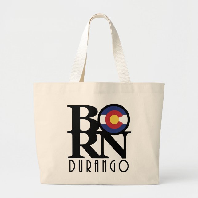 Bolsa Tote Grande NASCER Durango Colorado (Frente)
