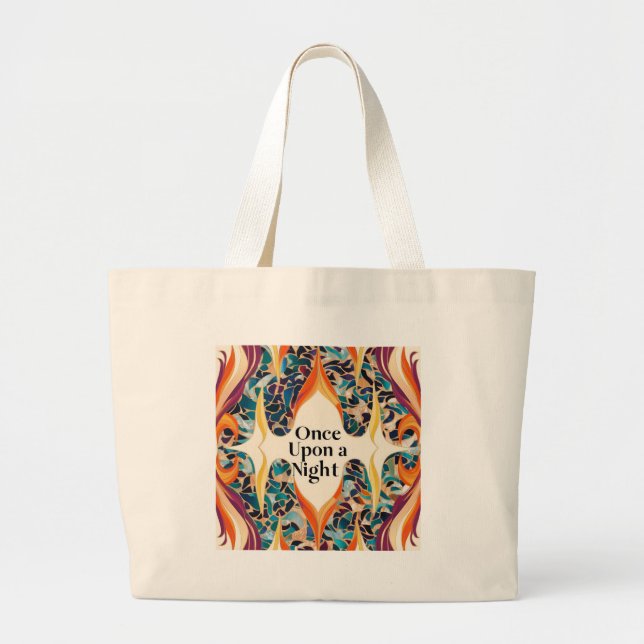 Bolsa Tote Grande Nasrin | Große Baumwolltasche (Frente)