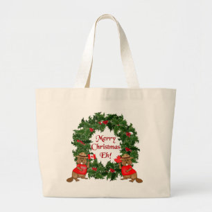 Bolsa Tote Grande Natal canadense