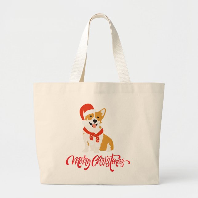 Bolsa Tote Grande Natal Fofo (Frente)