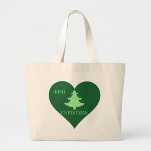 Bolsa Tote Grande Natal irlandês