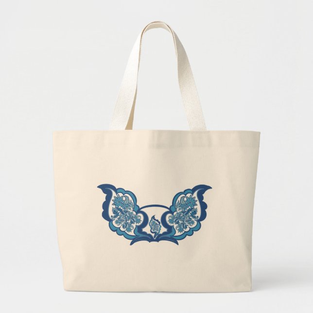 Bolsa Tote Grande Nature-Inspired Tote Bag:A Touch of Elegance (Frente)