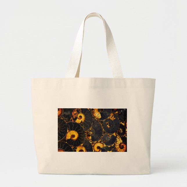 Bolsa Tote Grande Nautilus ouro (Frente)