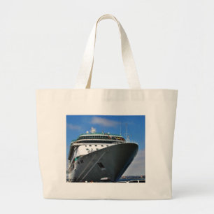 Bolsa Tote Grande Navio de cruzeiros