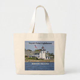 Bolsa Tote Grande Nayatt Point Lighthouse, Rhode Island Tote Bag