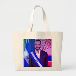 Bolsa Tote Grande Nayib Bukele, Presidente de El Salvadore