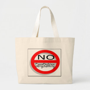 Bolsa Tote Grande Nenhum Gangstalking