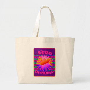 Bolsa Tote Grande Neon Dreamer Epic Retro WilDesign