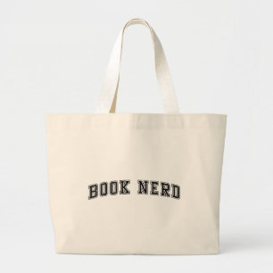 Bolsa Tote Grande Nerd do Livro de Estilos de Variedades Curvas