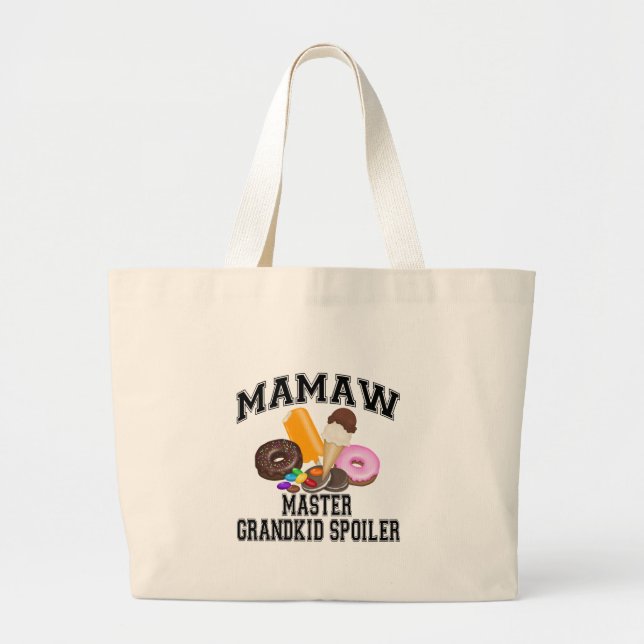Bolsa Tote Grande Neta Reveladora Mamaw (Frente)
