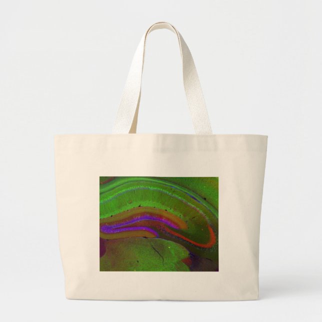 Bolsa Tote Grande Neurônios de Hippocampal (Frente)