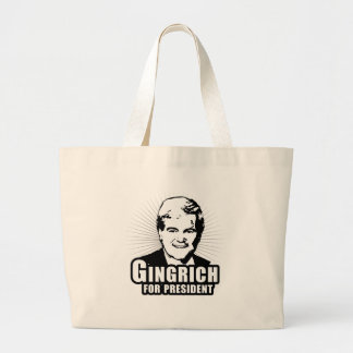 Bolsa Tote Grande Newt Gingrich para o presidente