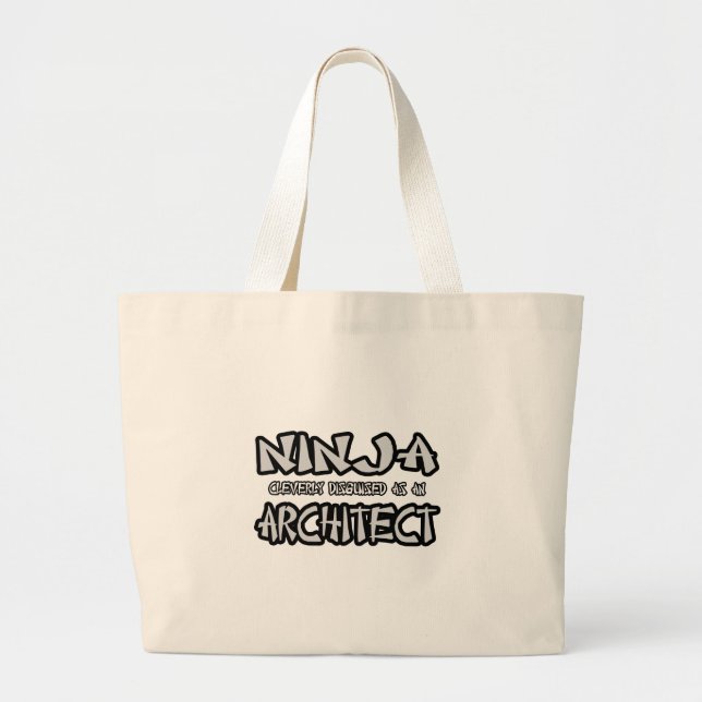 Bolsa Tote Grande Ninja...Arquiteto (Frente)
