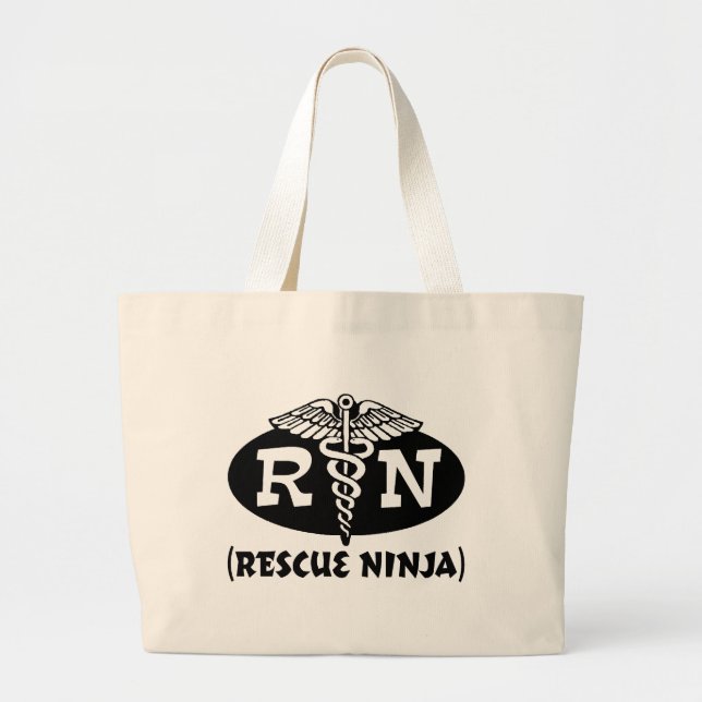 Bolsa Tote Grande Ninja Nurse (Frente)