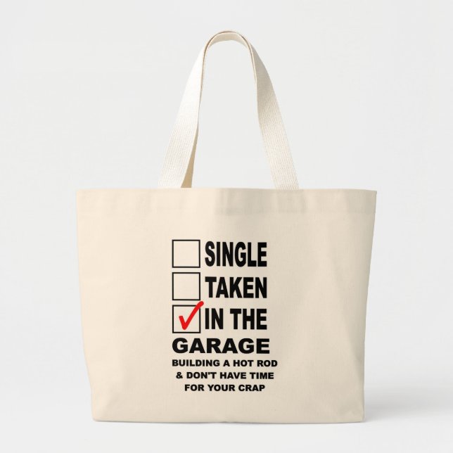 BOLSA TOTE GRANDE NO EDIFÍCIO DE GARAGEM, UMA ESTRADA QUENTE (Frente)