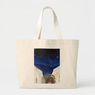 Bolsa Tote Grande Noite o anjo obteve suas asas 2014