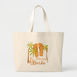 Bolsa Tote Grande Noiva de St Thomas dos chinelos