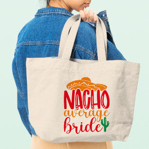 Bolsa Tote Grande Noiva Nada Mediana Spanish Sombrero Casamento Dive