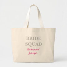 Nome Personalizado Cor-de-Rosa Bridesmaid: Bachelo