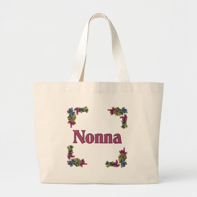 Bolsa Tote Grande Nonna (avó italiana) (Frente)