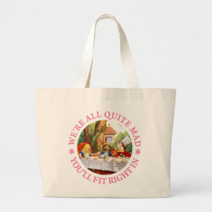 Bolsa Tote Grande NÓS somos TODO O BASTANTE LOUCO, VOCÊ FIT CERTO